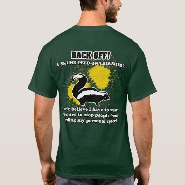 Personal Space Humour T-Shirt (Back)
