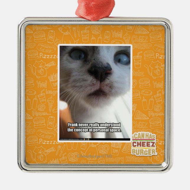 Personal Space Metal Ornament (Front)