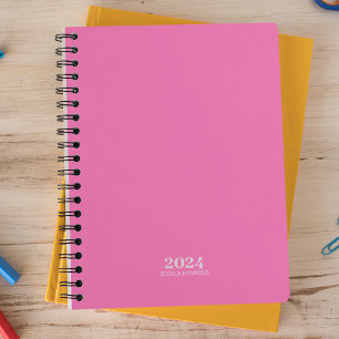 Personal Stationery • Hot Pink Weekly Planner