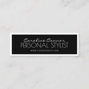 Personal Stylist Black & White Bordered Card