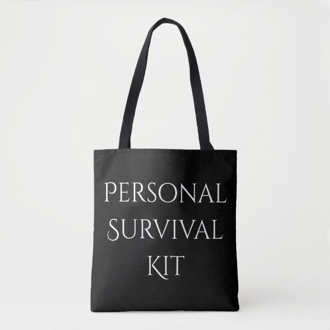 Personal Survival Kit Tote Bag (Front)