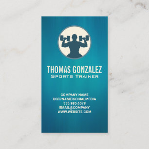 Personal Train   Lifting Weights Appointment Card