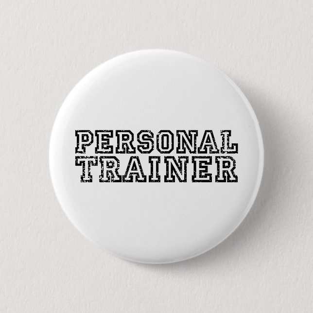 Personal Trainer 2 Inch Round Button (Front)