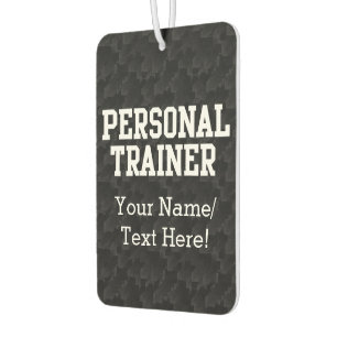 Personal Trainer Black Varsity Air Freshener