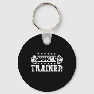 Personal Trainer Bodybuilding Fitness Instructor W Keychain