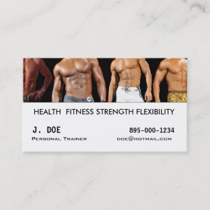 Personal Trainer Business Card
