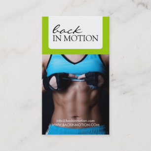 Personal Trainer Business Card