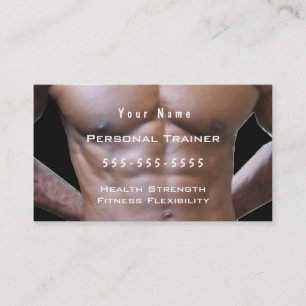 Personal Trainer Business Card