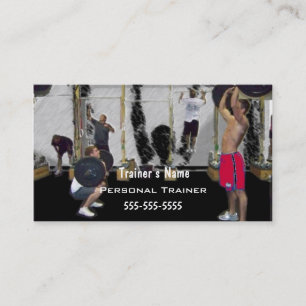Personal Trainer Business Card