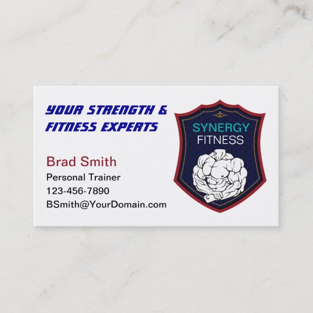Personal Trainer Business Card (Front)