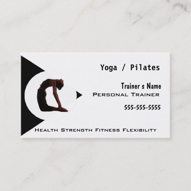 Personal Trainer Business Card (Front)