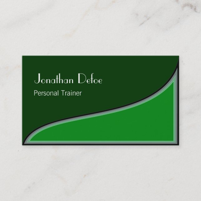 Personal Trainer Business Card (Front)