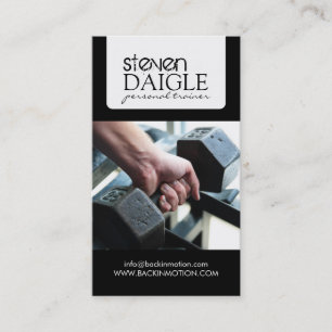 Personal Trainer Business Card