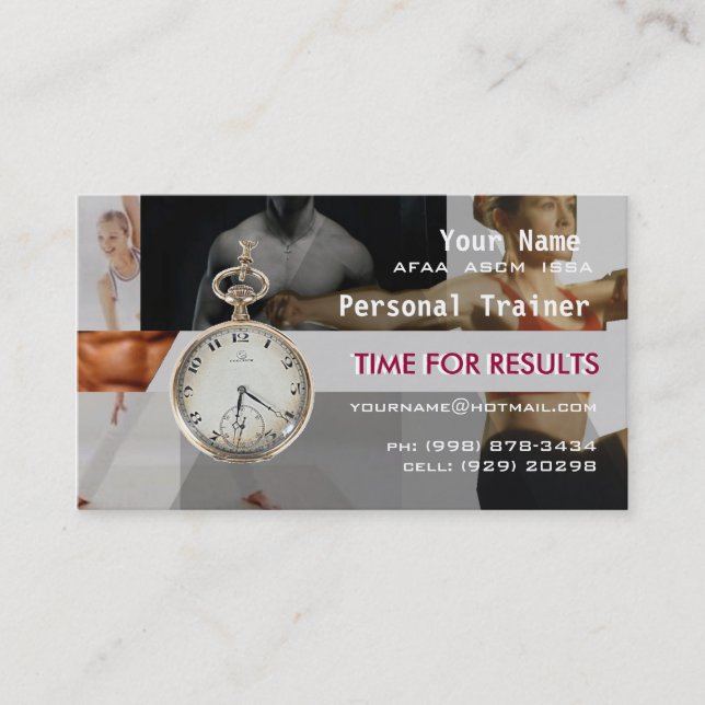 Personal Trainer Business Card (Front)
