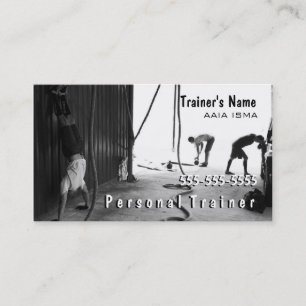 Personal Trainer Business Card
