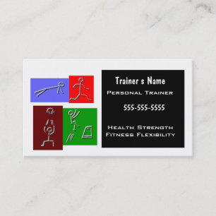 Personal Trainer Business Card