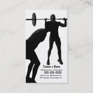 Personal Trainer Business Card