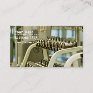 Personal Trainer Business Card