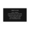 Personal Trainer Business Card