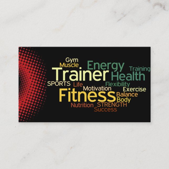 Personal Trainer Business Card (Front)