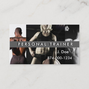 Personal Trainer Business Card