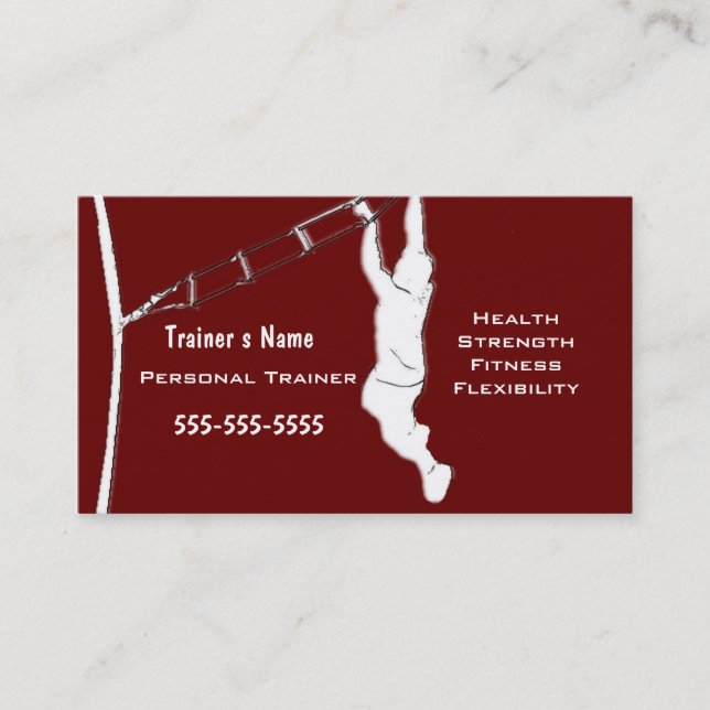 Personal Trainer Business Card (Front)