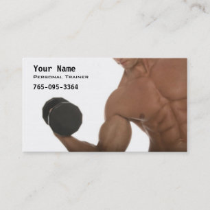 Personal Trainer Business Card