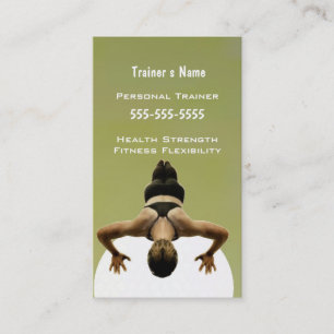 Personal Trainer Business Card