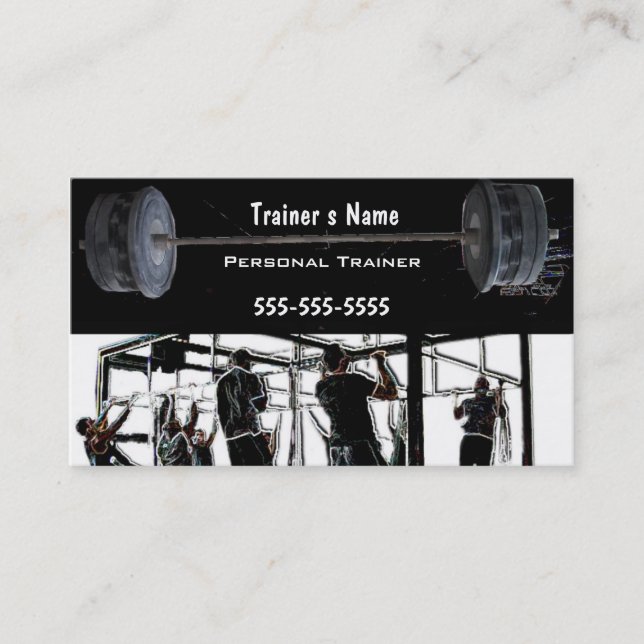 Personal Trainer Business Card (Front)