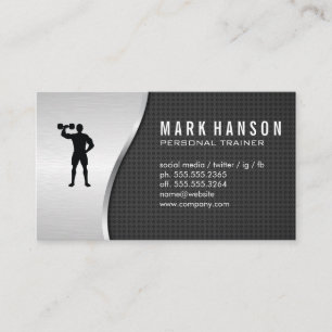 Personal Trainer Business Card