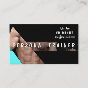 Personal Trainer Business Card