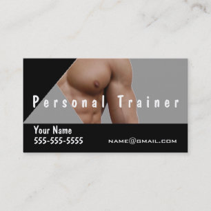 Personal Trainer Business Card