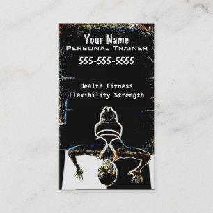 Personal Trainer Business Card