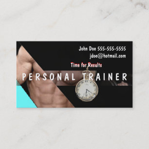 Personal Trainer Business Card