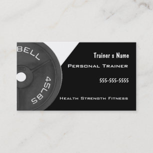 Personal Trainer Business Card