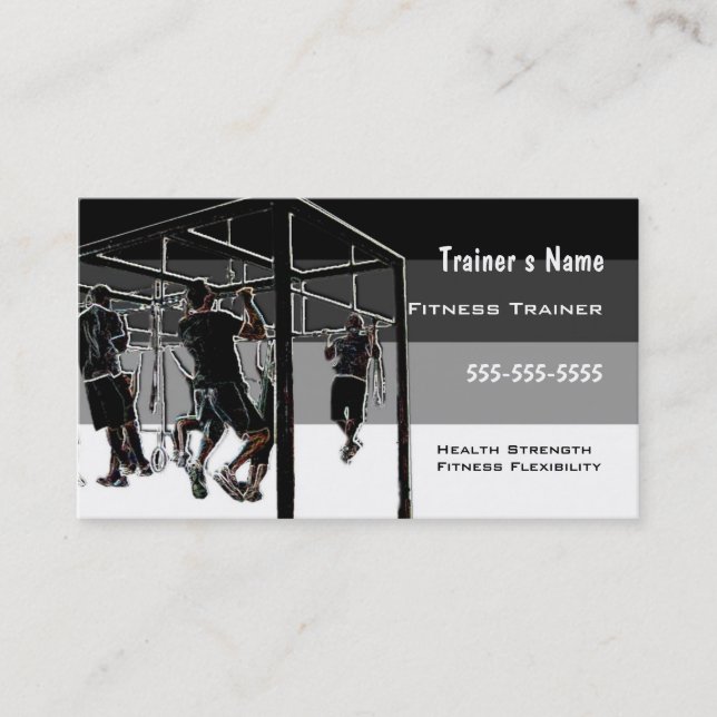 Personal Trainer Business Card (Front)