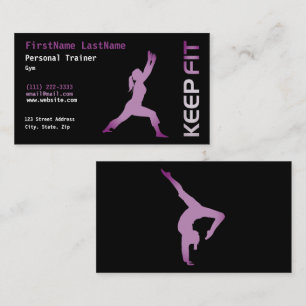 Personal Trainer Business Card
