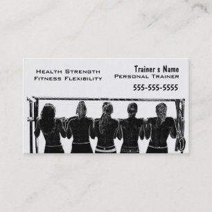 Personal Trainer Business Card