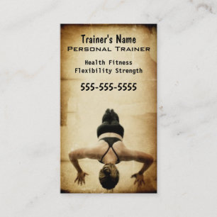 Personal Trainer Business Card