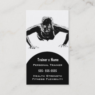 Personal Trainer Business Card