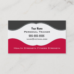 Personal Trainer Business Card