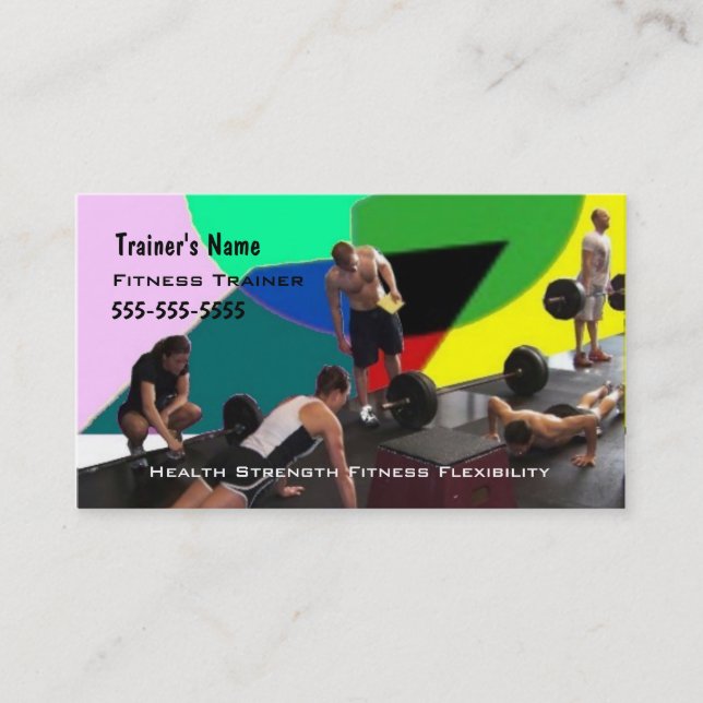 Personal Trainer Business Card (Front)