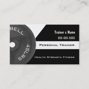Personal Trainer Business Card