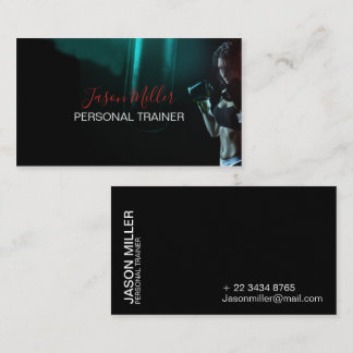 Personal Trainer Business Card || Crossfit Fitness