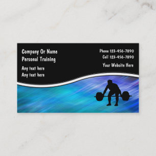 Personal Trainer Business Cards
