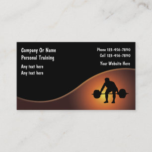 Personal Trainer Business Cards