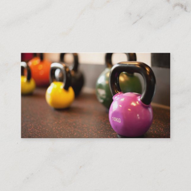 PERSONAL TRAINER BUSINESS CARDS (Front)
