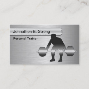 Personal Trainer Business Cards