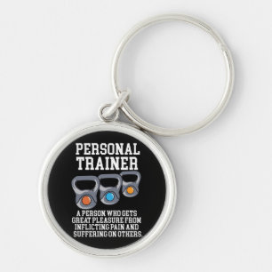 Personal Trainer Definition Keychain