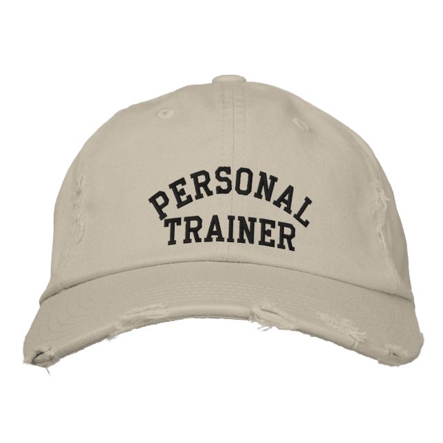 Personal Trainer Embroidered Hat (Front)
